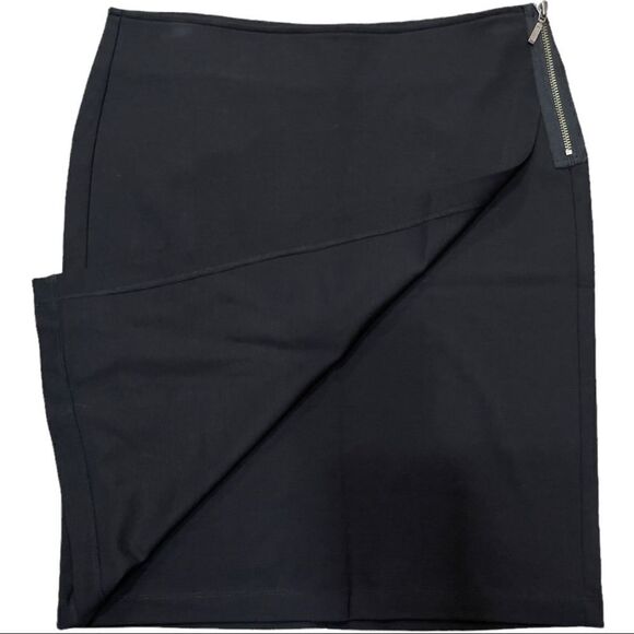 CAbi Black Asymmetrical Skirt Size 4 - Picture 6 of 14